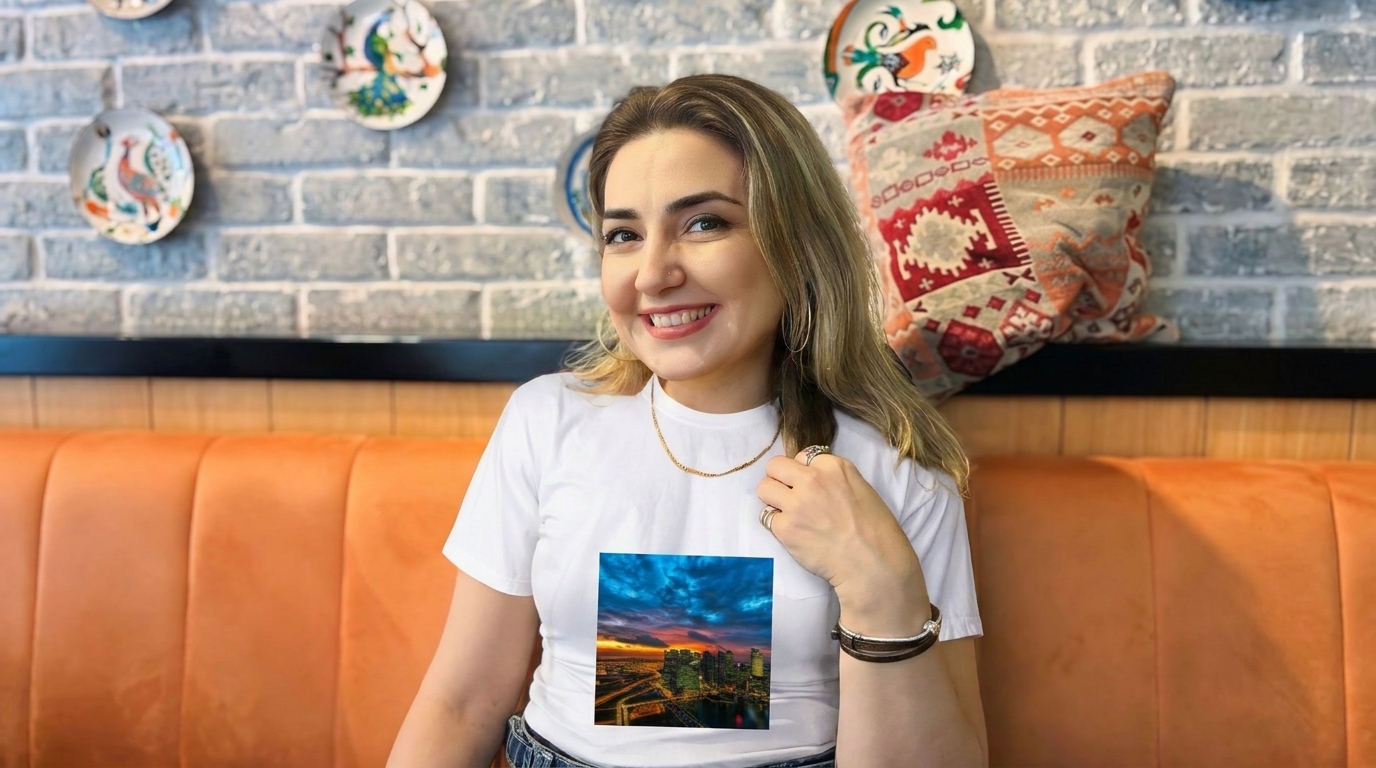 AI Generated Cotton Pocket T-shirt (FRONT)